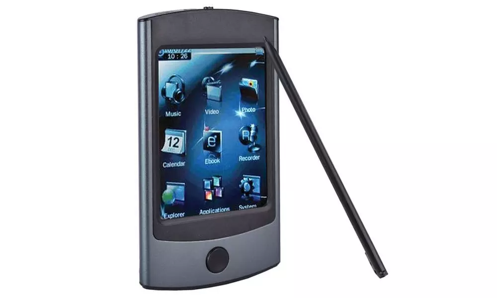 Eclipse USB 2.0 2.8V 4GB Gunmetal Digital Touchscreen MP3 Media Player w/ Camera - Primary Image