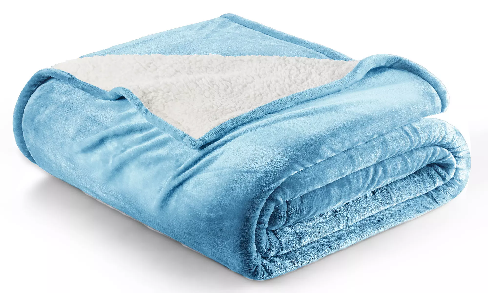 Ultra-Soft Velvet Plush Reversible Sherpa Blanket