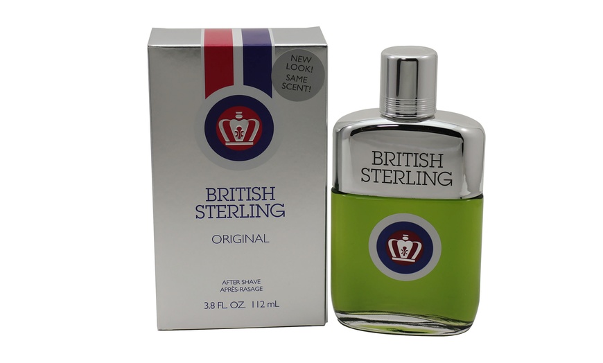 Image 2: Dana British Sterling Aftershave Lotion 3.8 Fl Oz Splash for Men