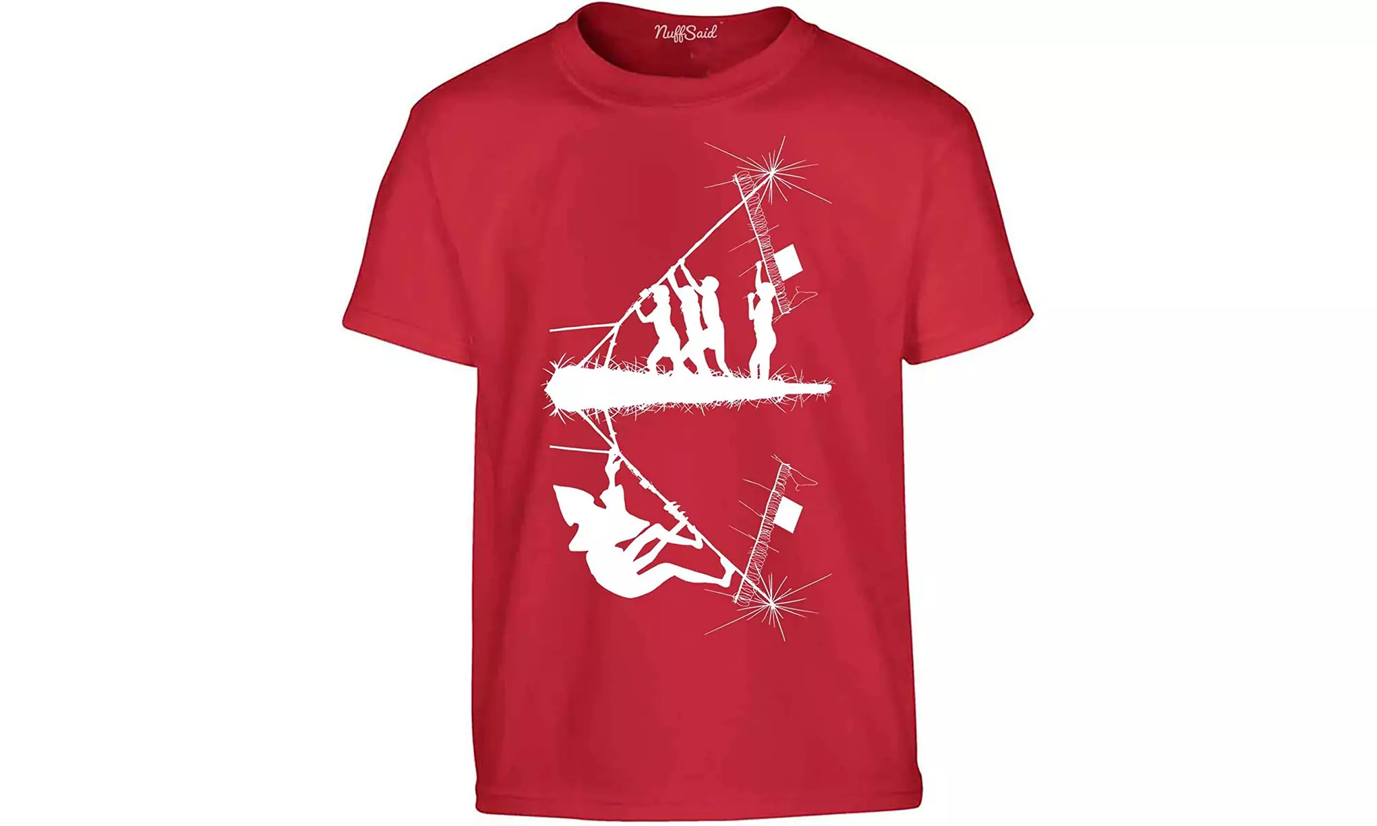 NuffSaid Hawkins Upside Down Demogorgon Antenna T-Shirt - Kids AV Club Tee - Primary Image