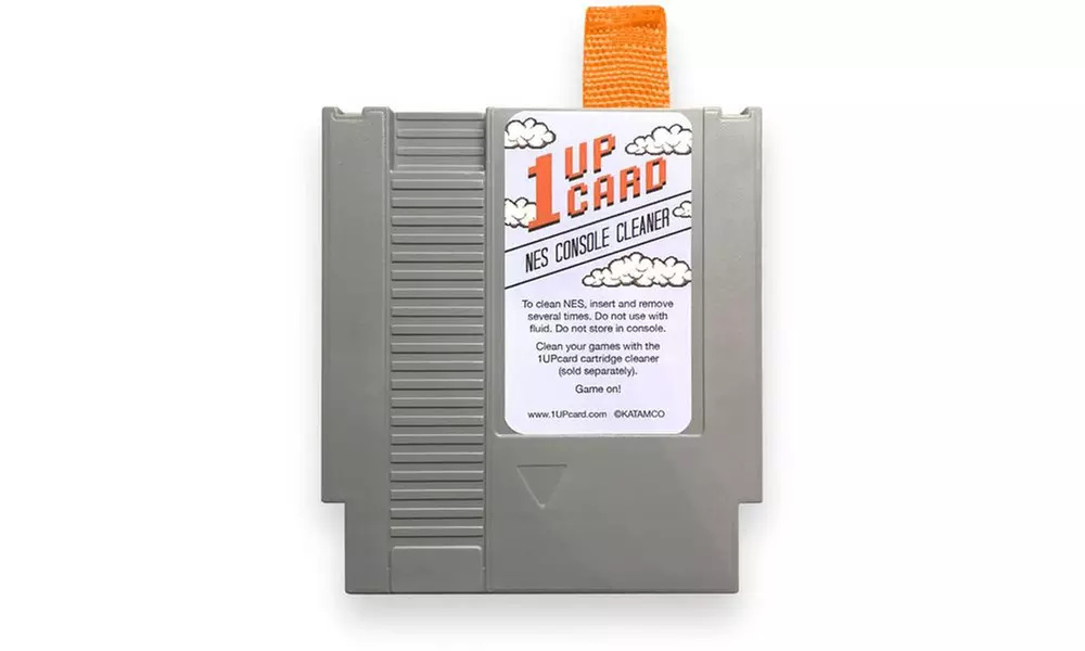 NES 1 UP Retro Video Game Console Cleaner Cleaning Kit (1UP Card) - Primary Image