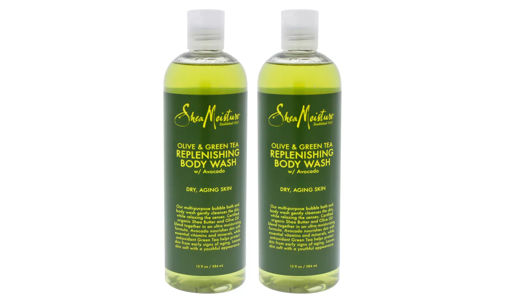 Shea Moisture Olive & Green Tea Body Wash - Pack of 2 - Primary Image