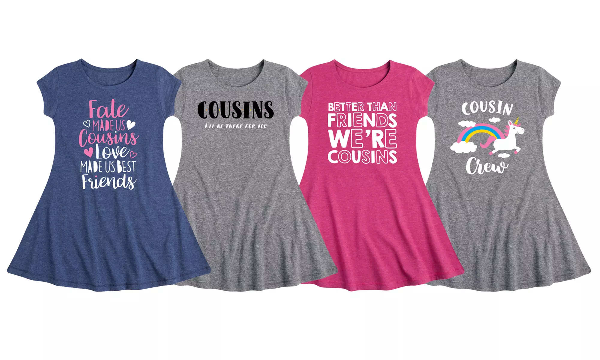 Matching Cousin Dresses By Instant Message  - Primary Image