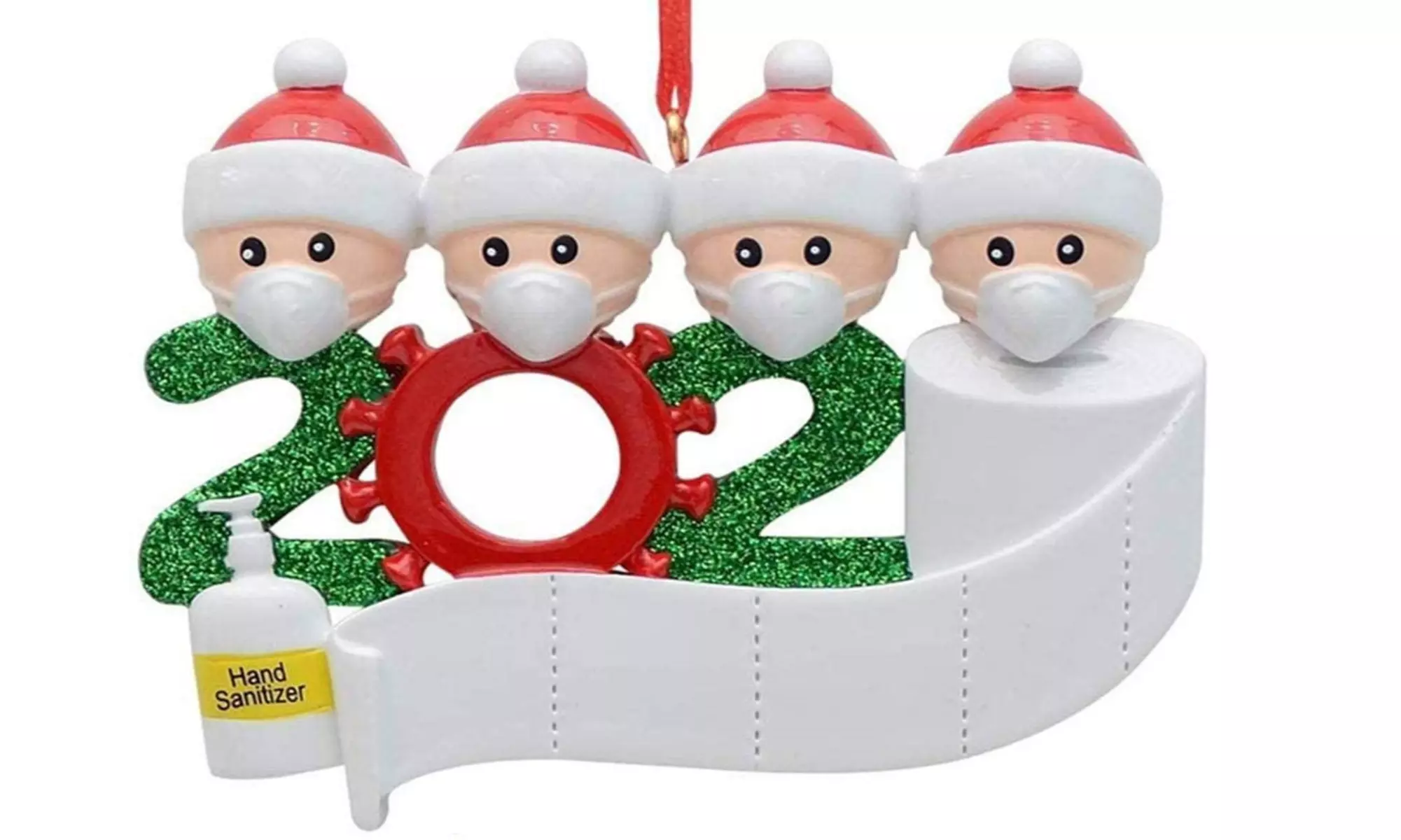 2020 Quarantine Family Personalized Christmas Ornaments (3 Styles)  - Primary Image
