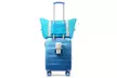 2 Piece Set 20" Carry-on Luggage Glossy Hardshell Suitcases with Expandable bag - Second Medium
