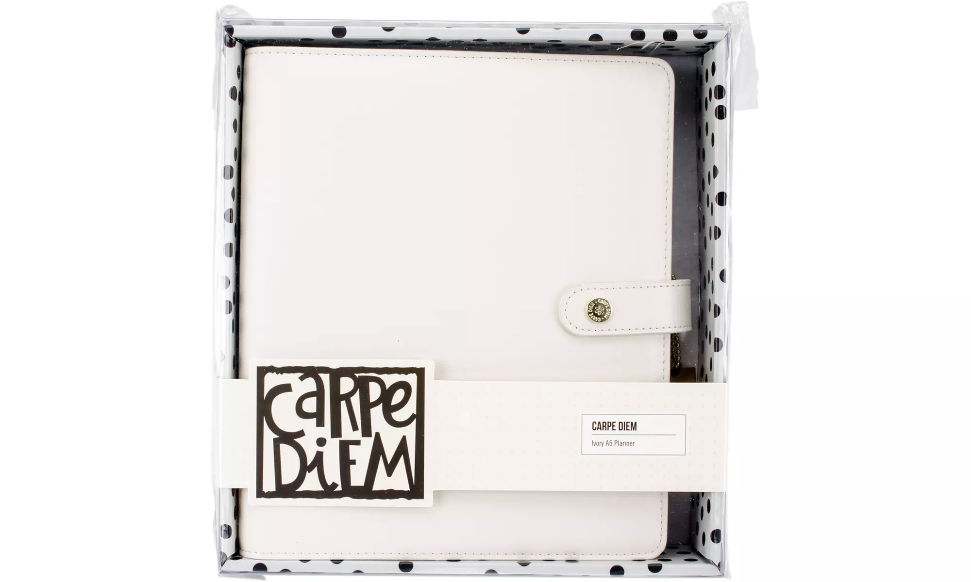 Simple Stories Carpe Diem Posh Collection A5 Planner Ivory - Primary Image