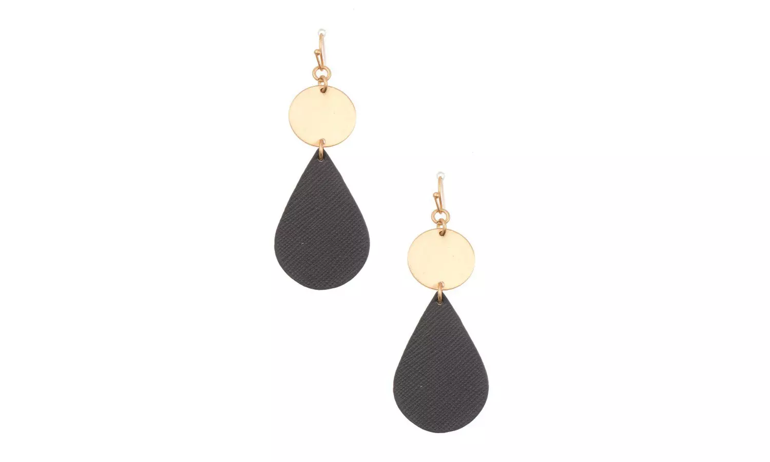 Disk Link Teardrop Earring - Second Medium