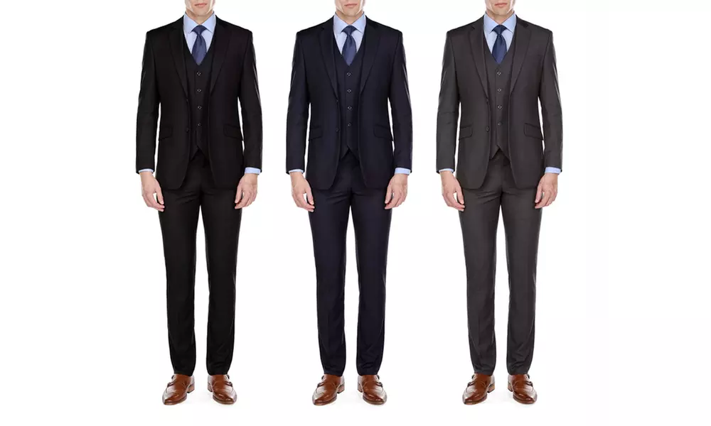 MDRN Uomo by Braveman Slim Fit 3pc Suits - Primary Image