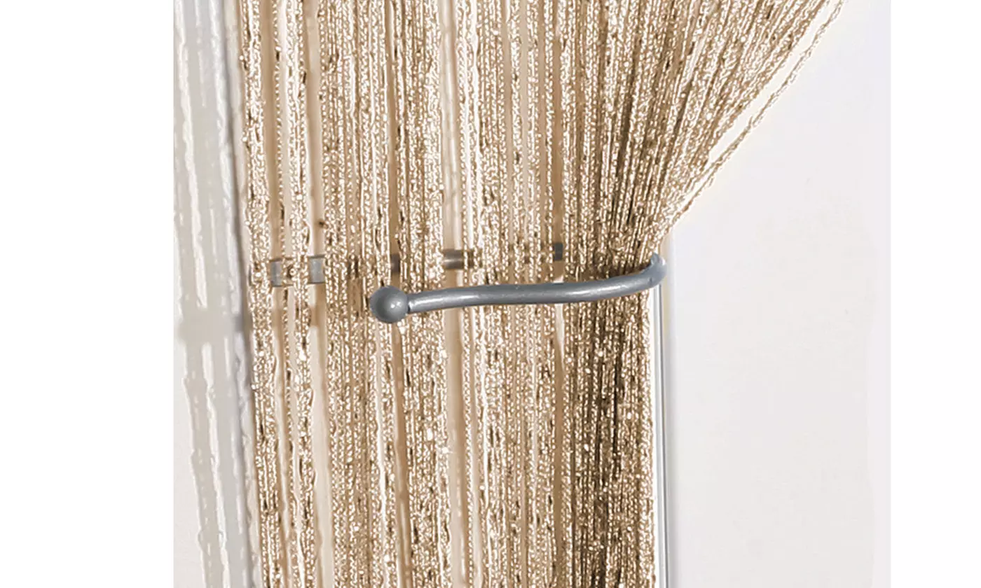 Glitter String Curtains Room Door Divider Window Patio Fly Screen Fringe Panels