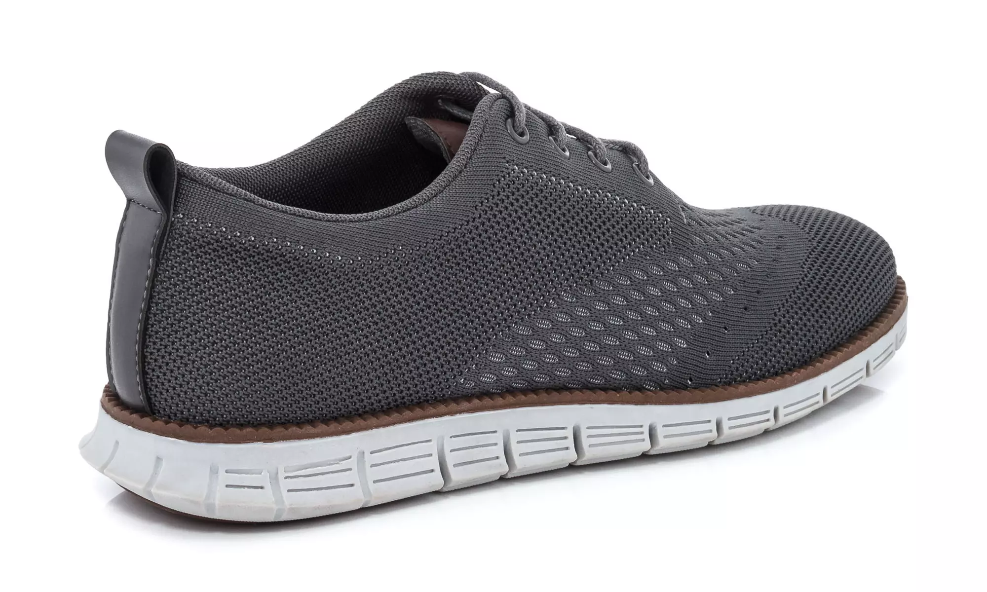 Franco Vanucci Men's Lace-up Knit Oxford Shoes