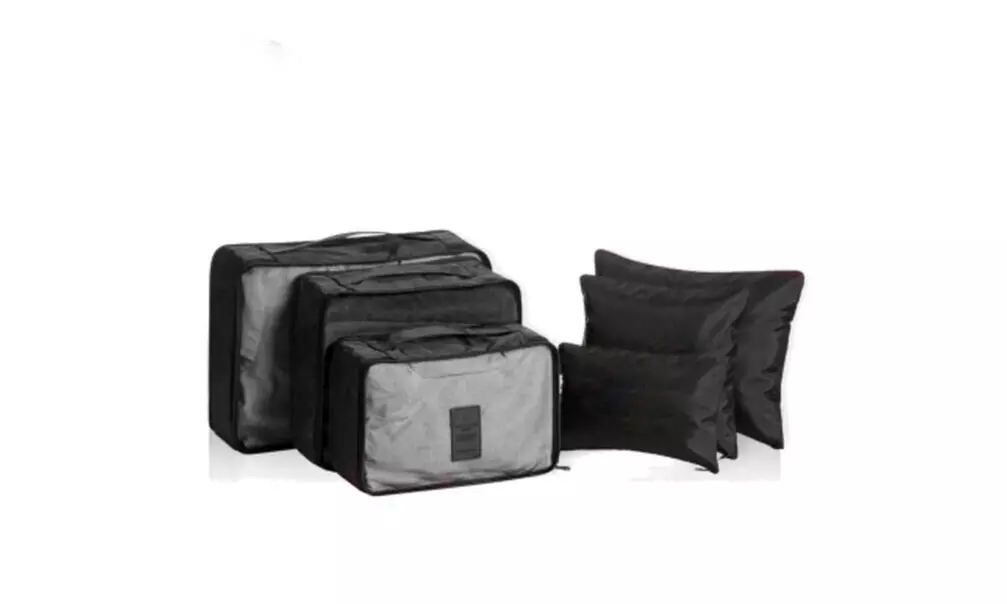 9Pcs Waterproof Clothes Storage Bags Packing Cube Travel Luggage Organizer Pouch