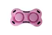Spill Proof Pet Double Diner Pink Bowl Stainless Steel By Boomer N Chaser - Second Medium