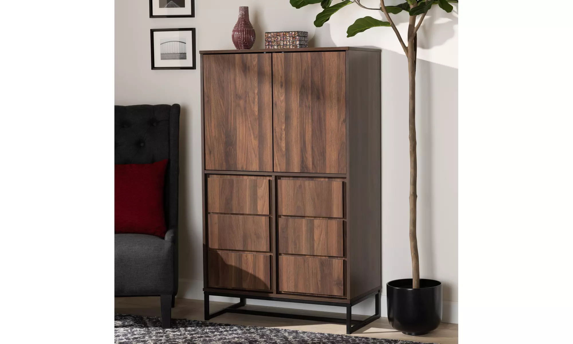Neil Modern Multipurpose Shelving and Cabinets - Second Medium