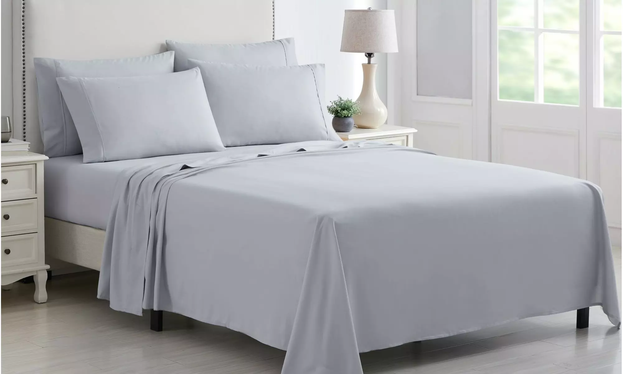 Kathy Ireland 6 Piece Brushed Microfiber Sheet Set