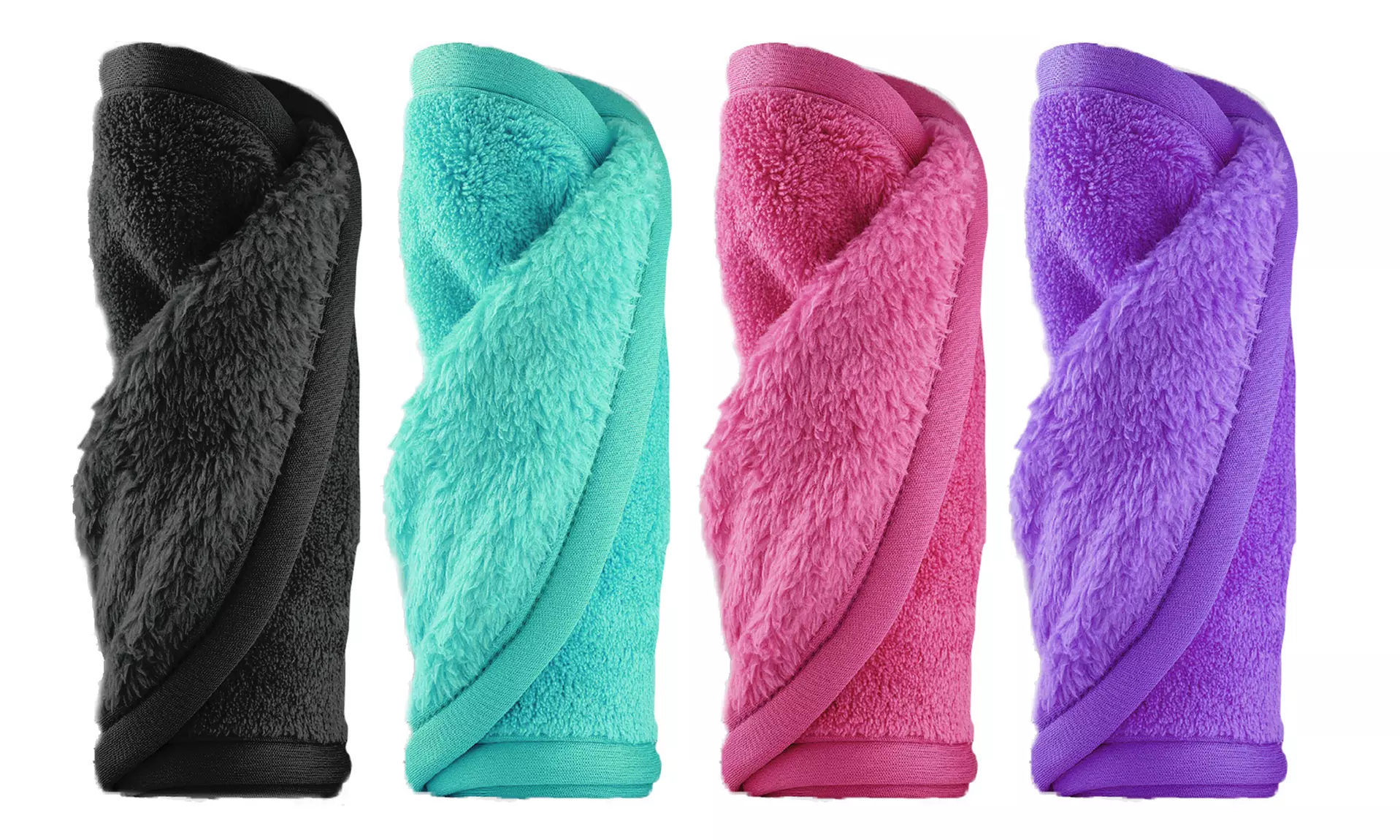 Washable Facial Cleansing and Makeup Remover Towels (4 Pack)