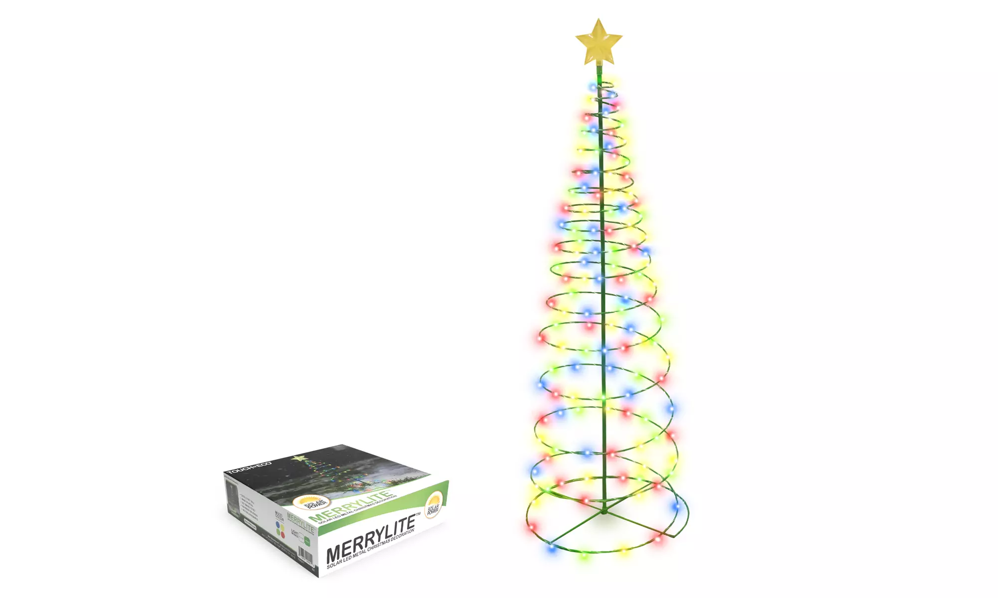 Outdoor LED Christmas Tree Decoration- 2 Colors, 2 Sizes, 1 & 2-Pack