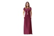 Women Short Sleeve Loose Plain Maxi Dresses Casual Long Dresses with Pockets - Second Medium