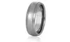 Polished Grooved Tungsten Carbide Ring (7mm)