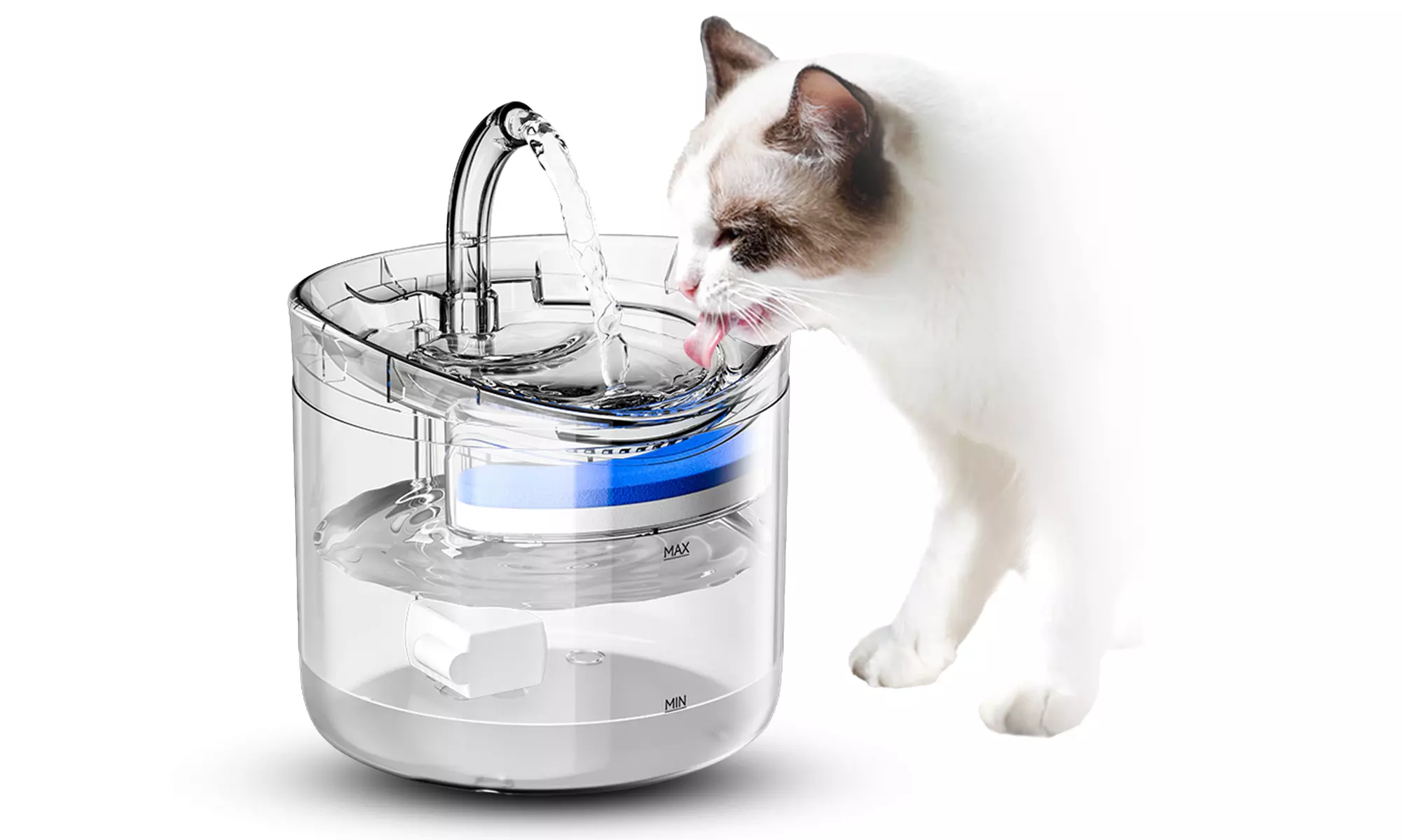 Cat Water Fountain Quiet Automatic Pet Water Dispenser for Pet Breeding - Primary Image