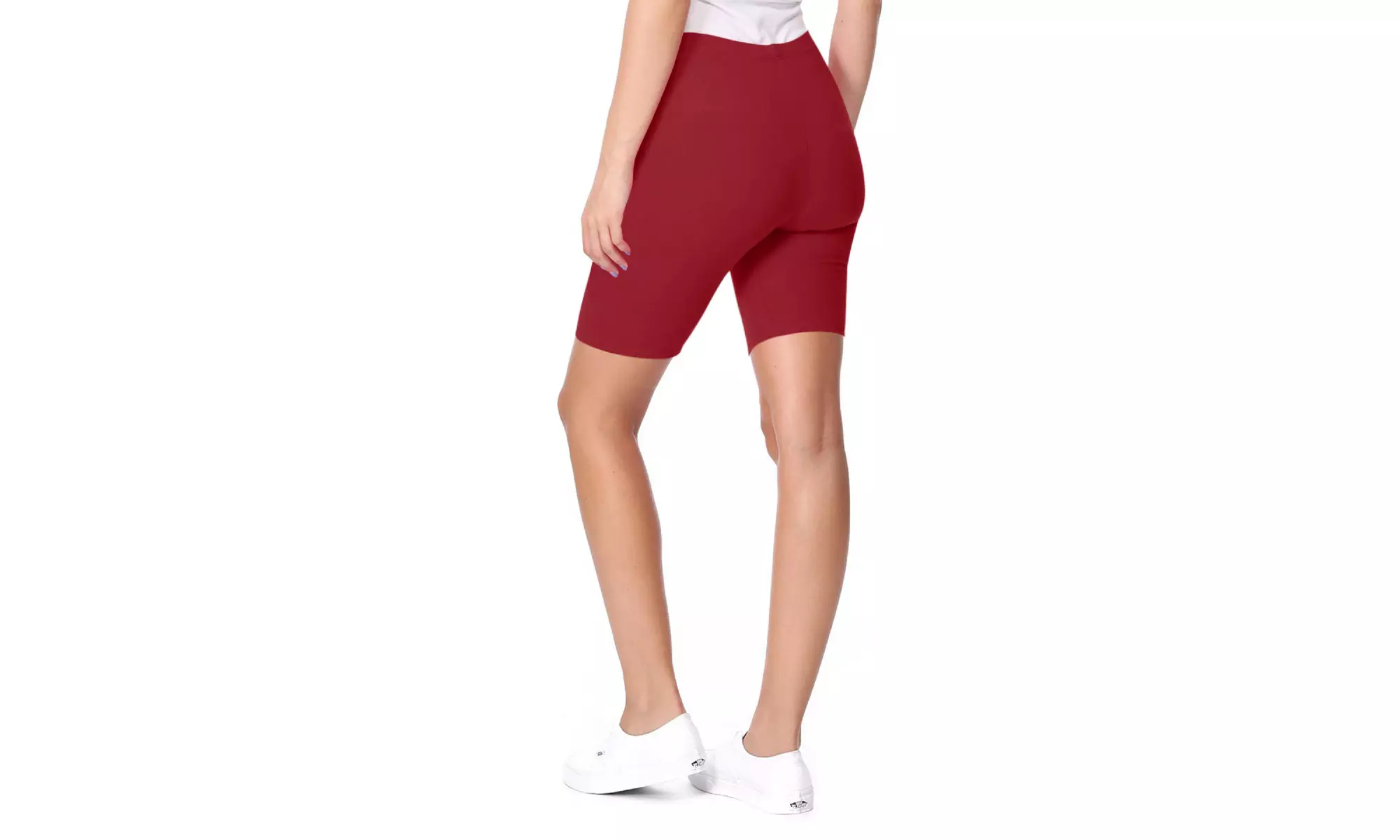 Women's Casual Seamless Elastic High Biker Shorts (Pack of 3)