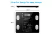 LEADZM AW938 180kg/100g Digital Body Fat Scale Health Analyser Fat Muscle - Second Medium