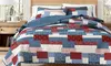 Reversible Patchwork Quilt Set (2- or 3-Piece)