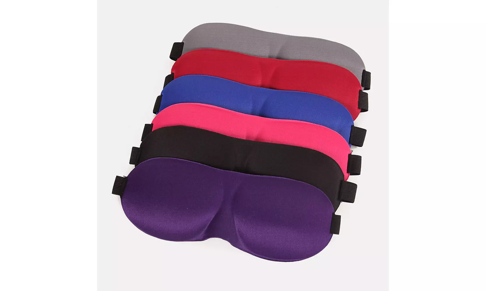 2 Pack Travel 3D Eye Mask Sleep Soft Padded Shade Cover Rest Relax Blindfold - Primary Image