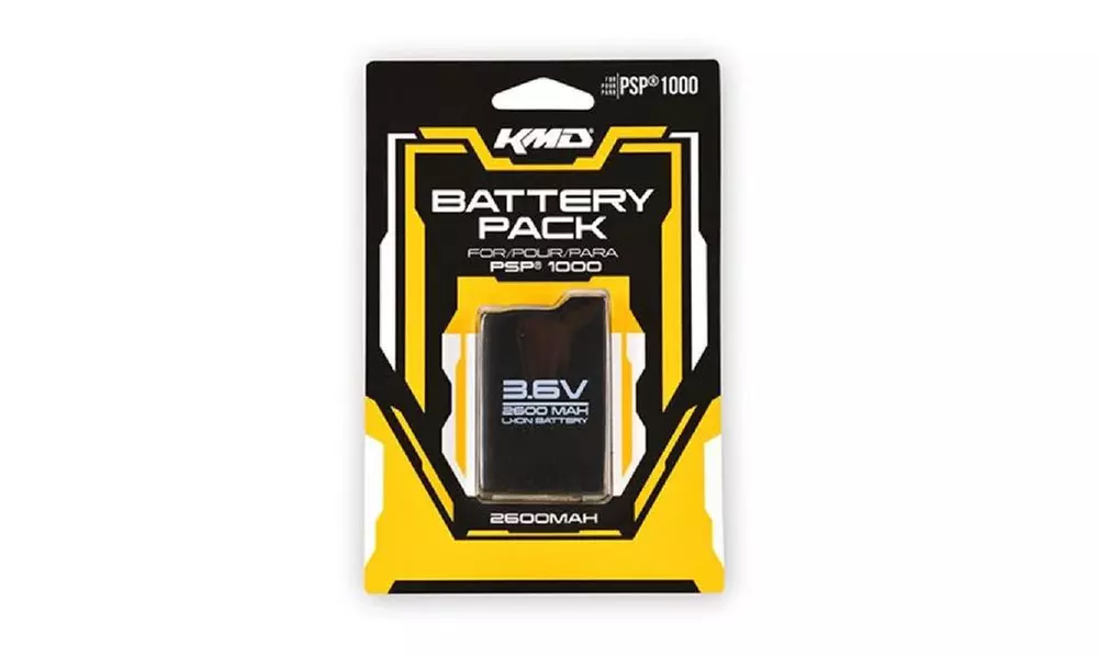 Kmd 3.6v 2600 Mah Battery Rechargeable Pack For Psp 1000 - Primary Image