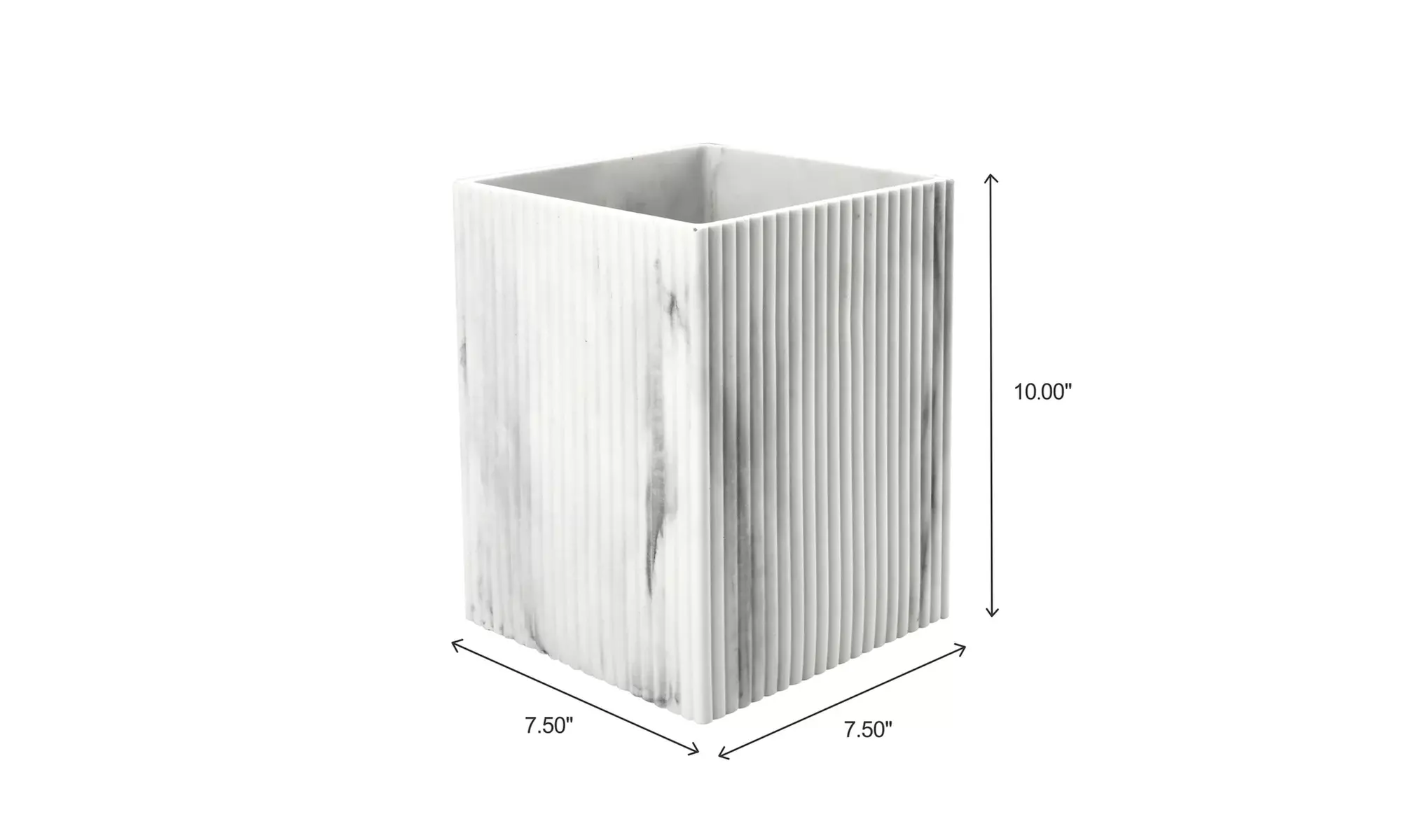 8-Piece Luxury Resin Bathroom Accessories Set