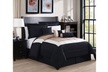 7 Piece Rosslyn Black/Teal Comforter Set - Second Medium