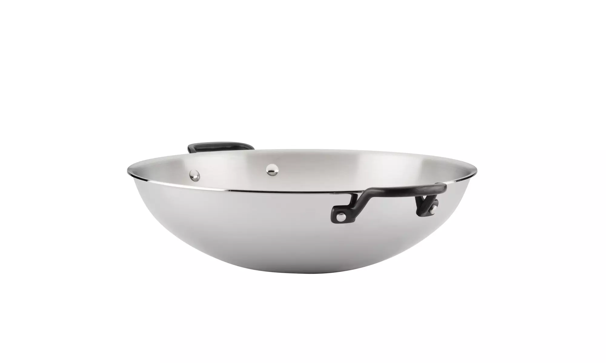 KitchenAid 5 Ply Clad Stainless Steel Wok, 15 Inch, Stainless Steel - Primary Image