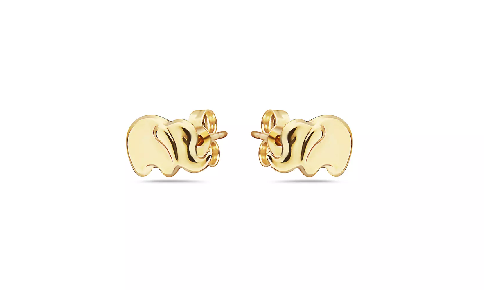 14K Solid gold Love Knot stud earrings