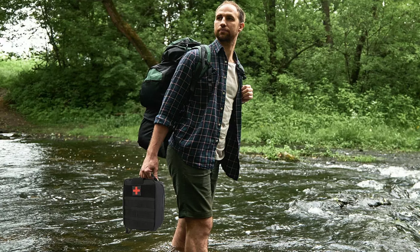 LakeForest 121-Piece Survival Kit with Emergency Gear and First Aid Essentials
