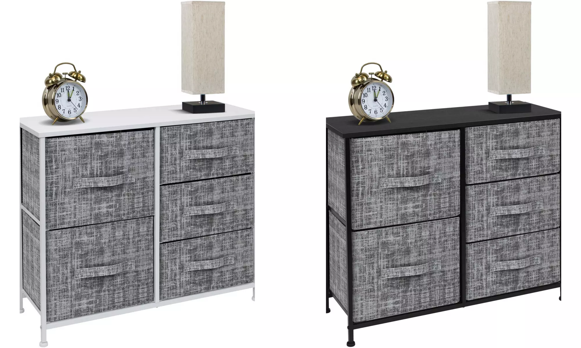 Sorbus 5 Drawers Dresser - Furniture Storage Chest Organizer Bedroom Unit - Gray - Primary Image