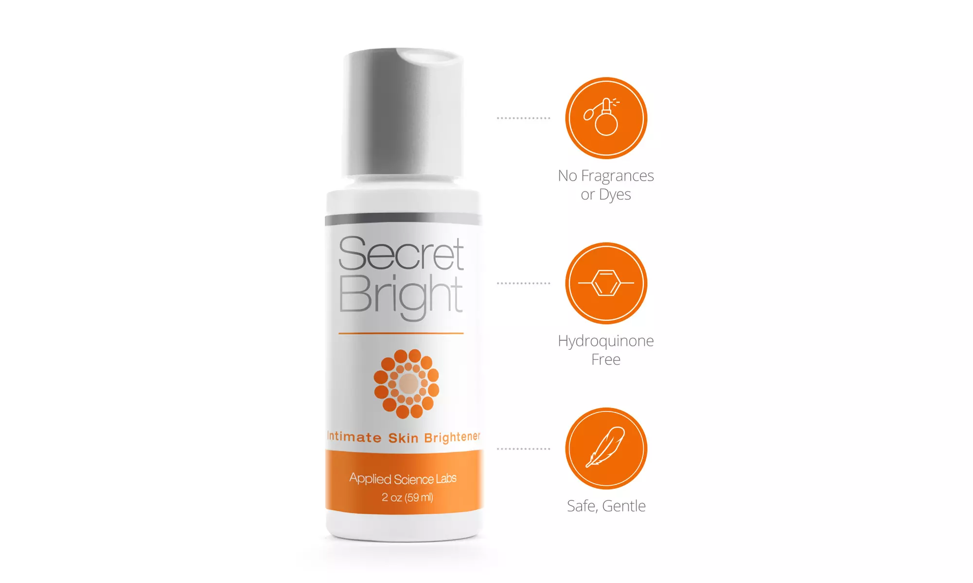 Secret Bright Dark Spot Corrector & Intimate Skin Brightener (2 oz)