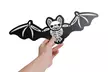 12pcs Hanging Bats for Halloween Decoration Outdoor Large Scary Flying Bat Decor - Second Medium