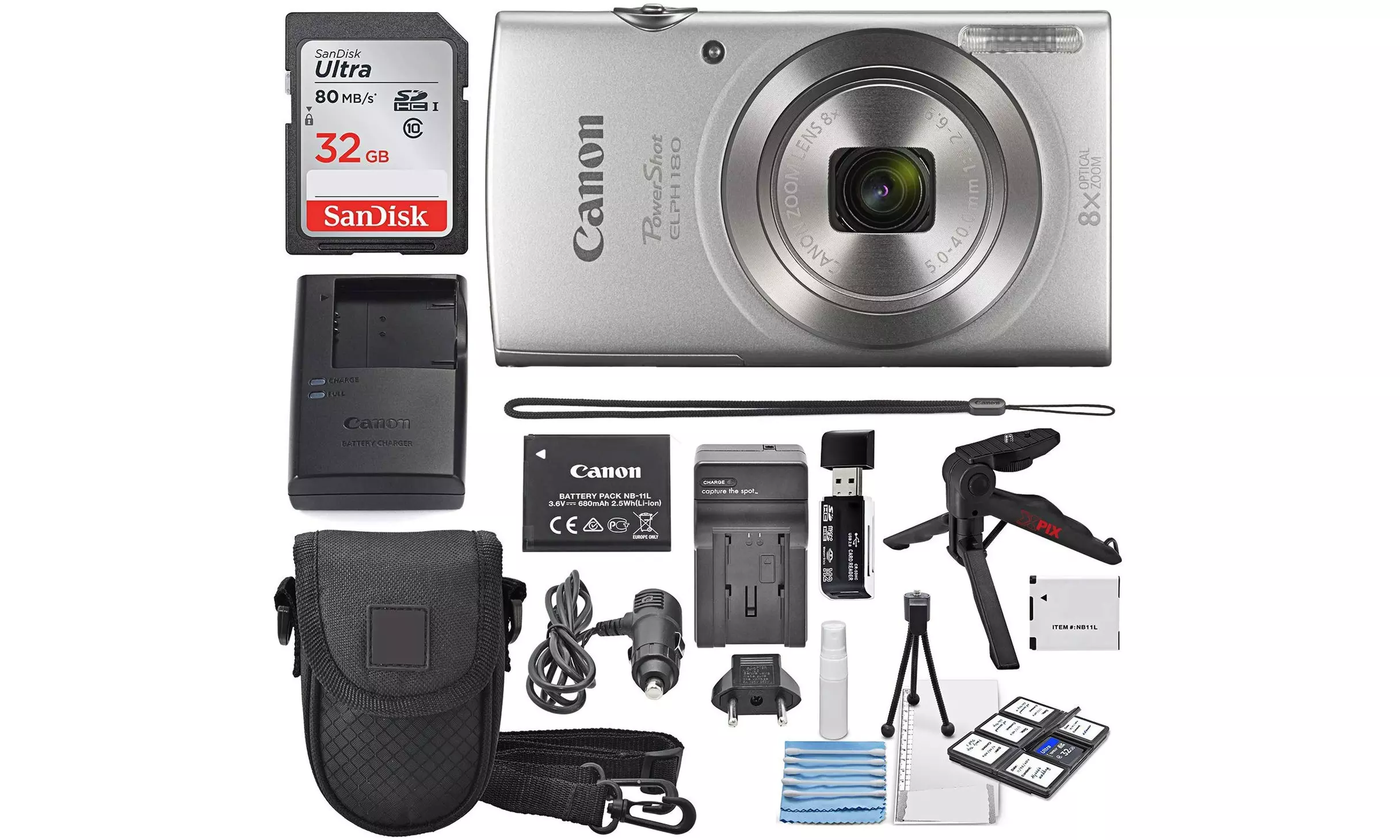 Canon PowerShot ELPH 180 20.0-Megapixel Digital cheapest Camera in Silver