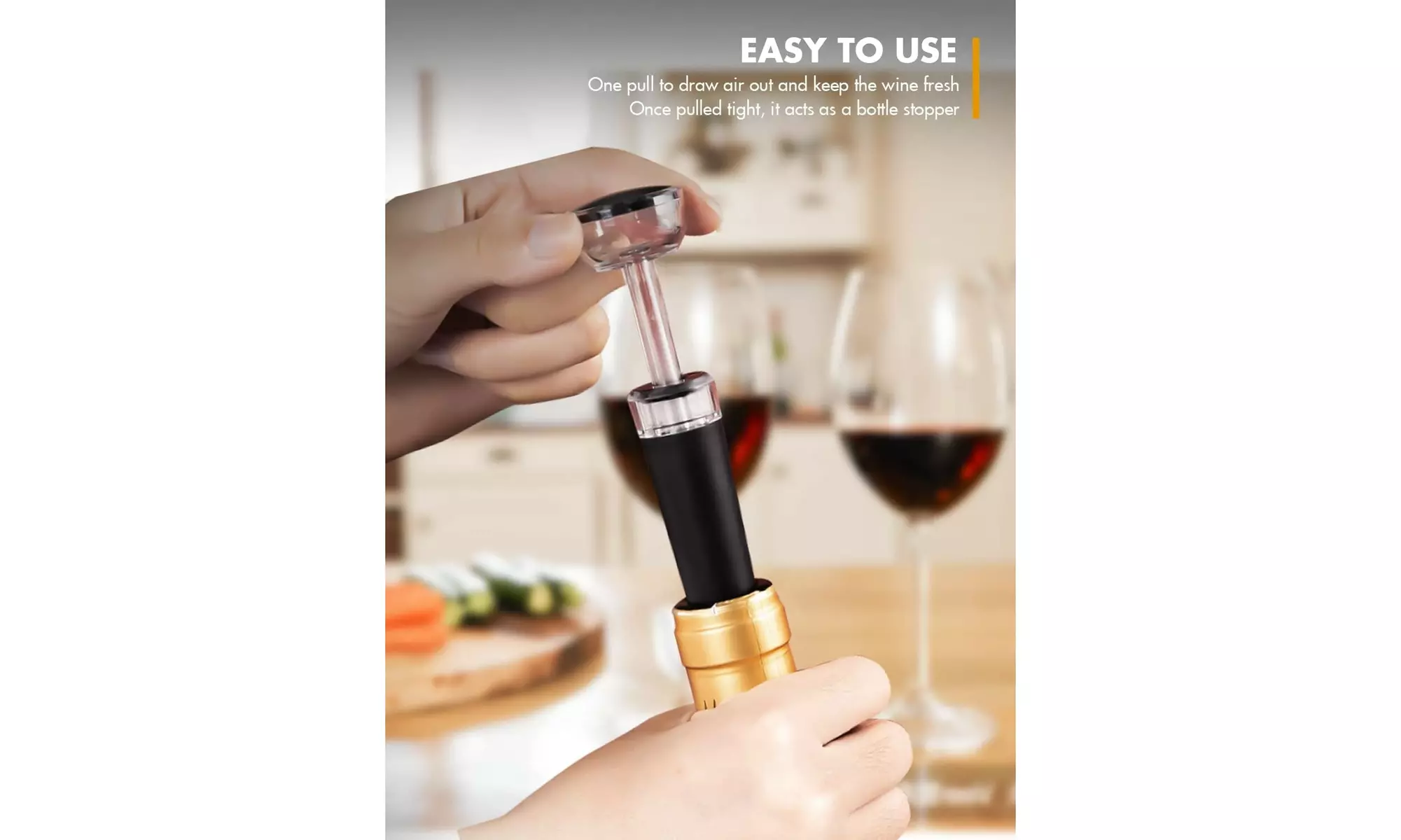 Tomeem Electric Wine Opener Gift Set with Aerator, Stoppers & Foil Cutter