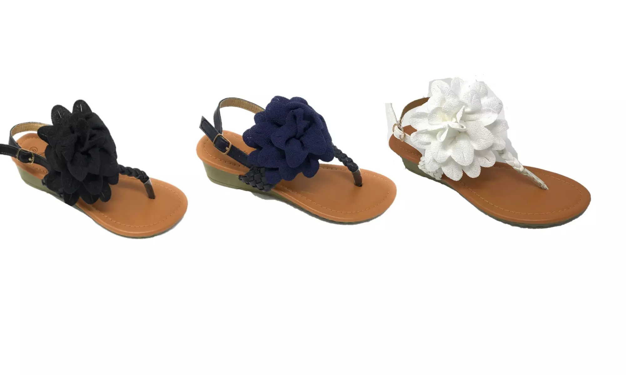  Hight wedge flower sandals  - Primary Image