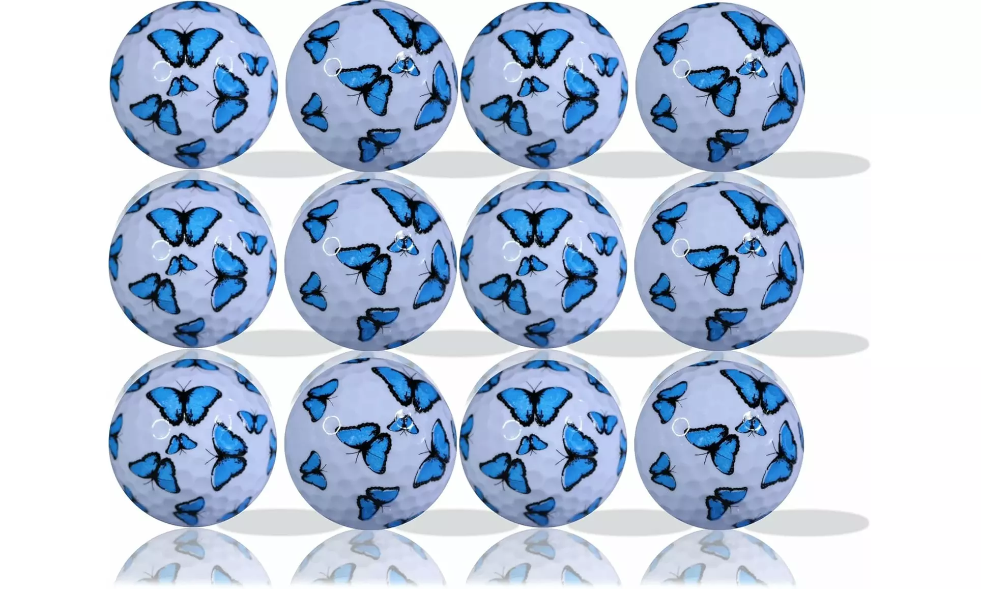 Blue Butterfly Golf Balls