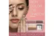Eyeshadow Makeup Double Layer Coloured Gradation with Cosmetic Brush - Second Medium