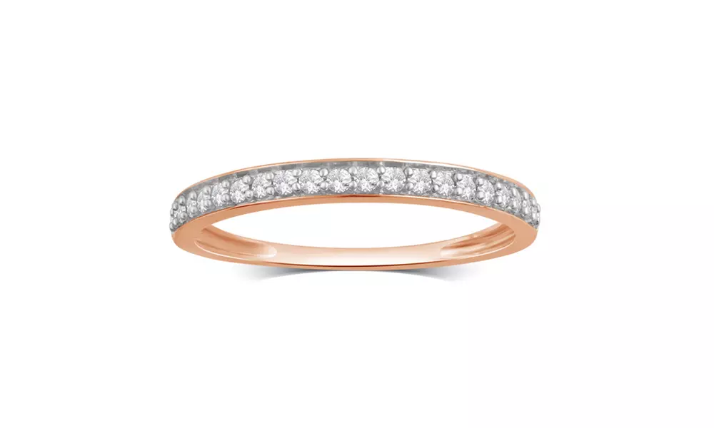 1/5 CTTW Diamond Wedding Band in 14K Solid Gold by Brilliant Diamond - Primary Image