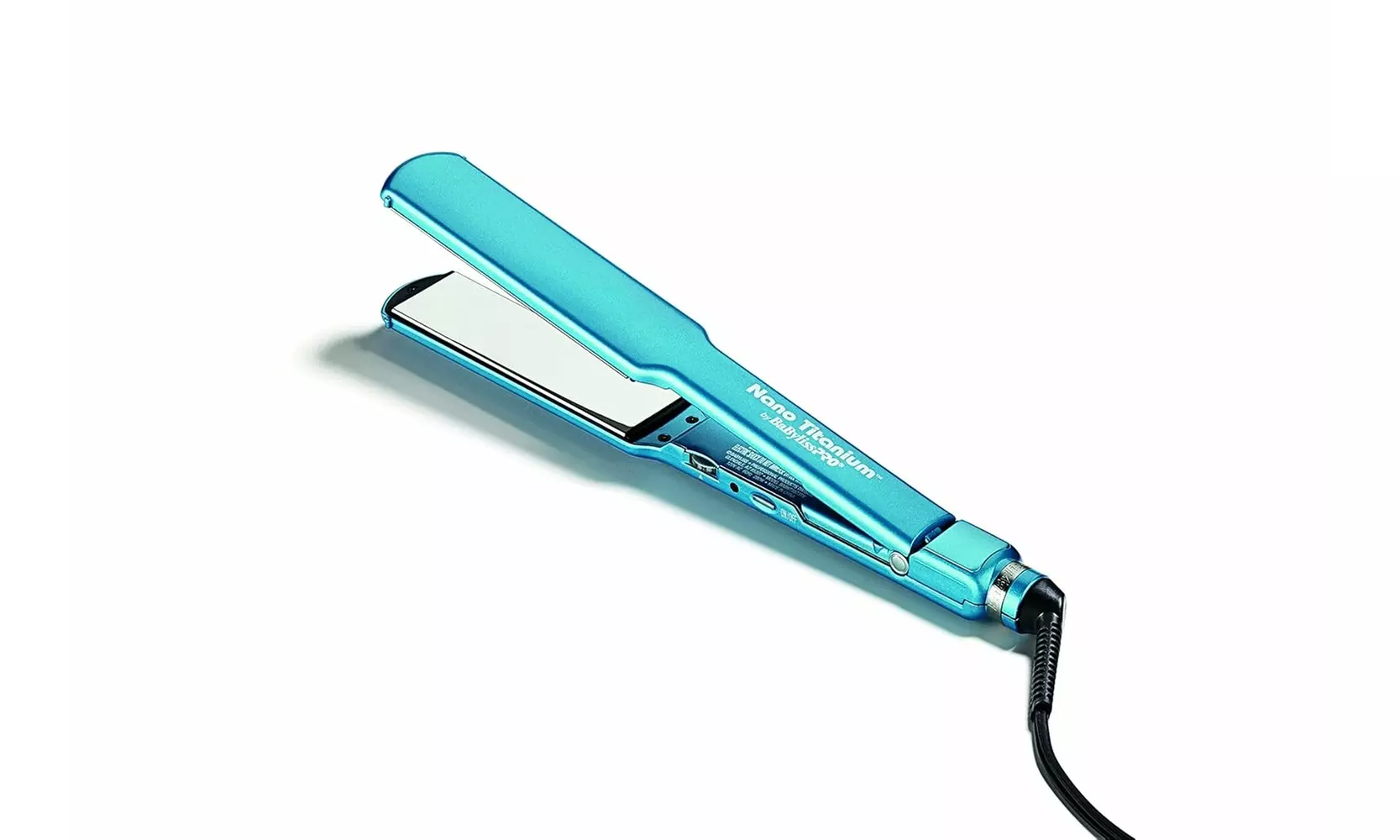 BaBylissPRO 1.5" Nano Titanium Flat Iron & Thermal Paddle Brush - 2 Piece Set