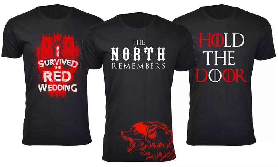 Men's Thrones and Dragon's T-shirts (Extended Sizes Available) - Primary Image