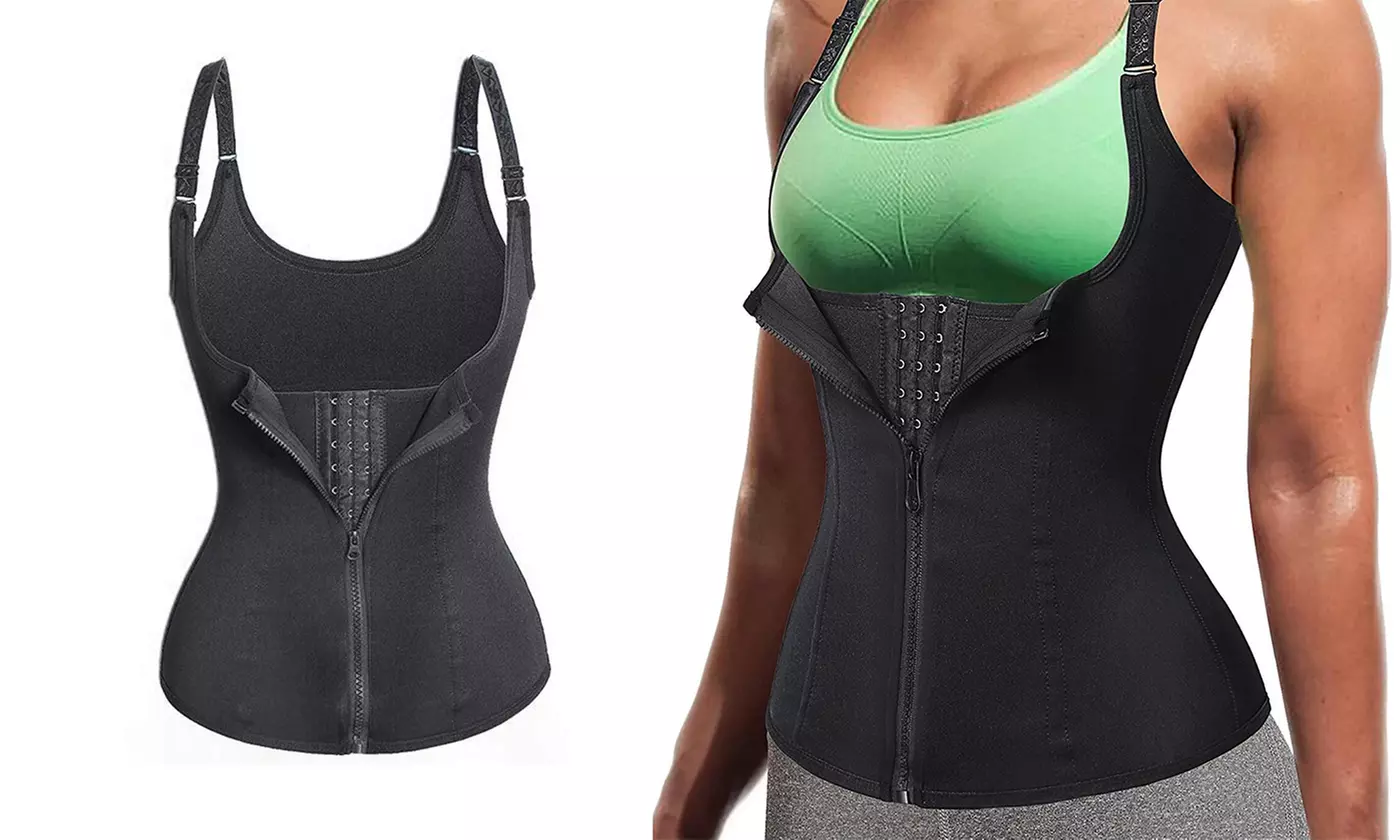 Women Neoprene Workout Cincher Waist Trainer Corset Trimmer Body Shaper - Primary Image