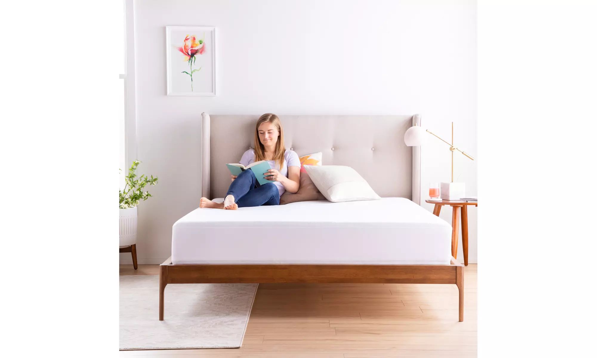 Linenspa Waterproof Zippered Encasement Mattress Protector - Primary Image