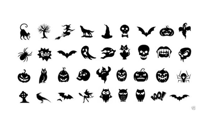 Halloween Nail Decals Assortment Waterslide Nail Art Decals Groupon