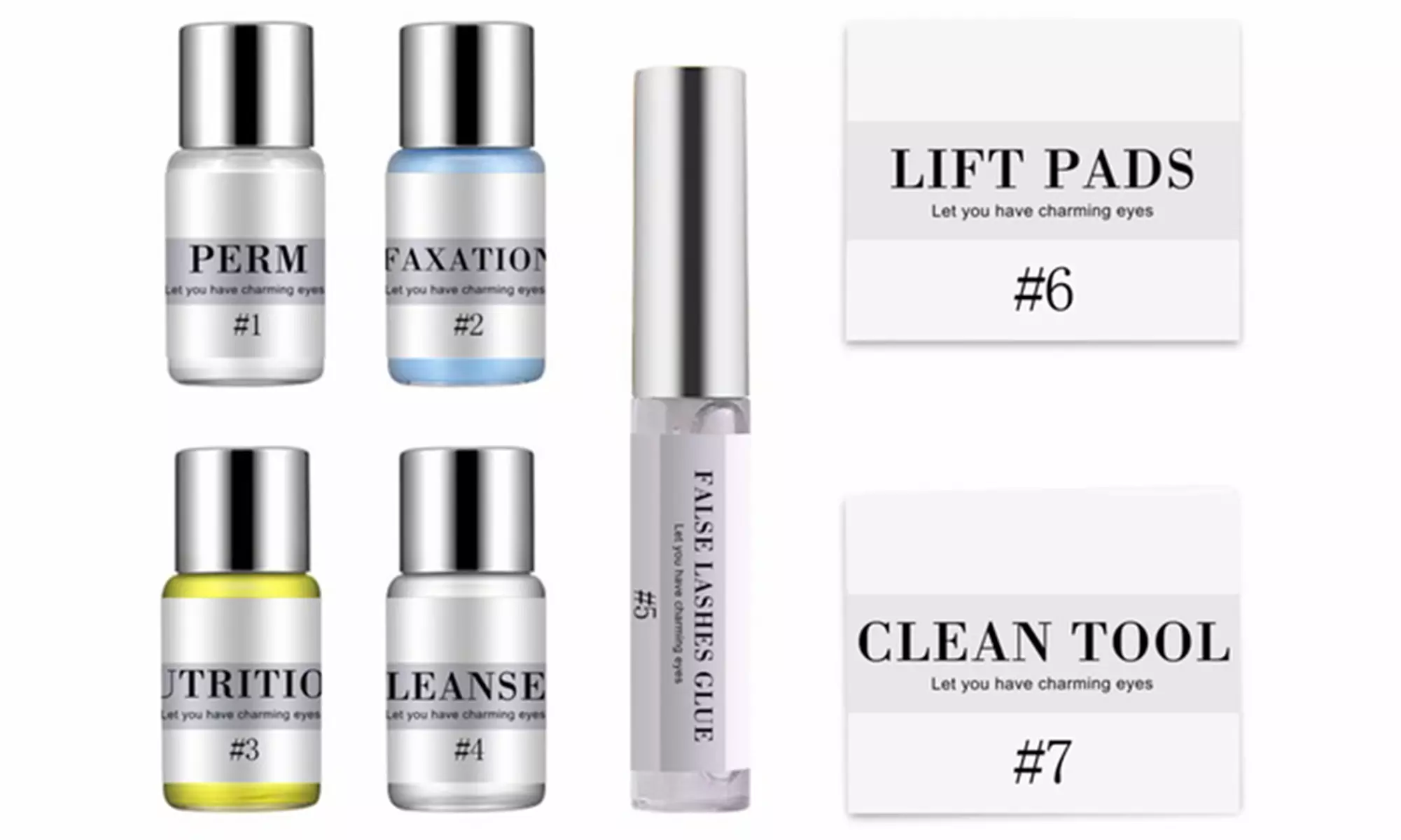 Lash Lift Kit, Eyelash Perm Kit, Professional Eyelash Lash Extensions - Second Medium