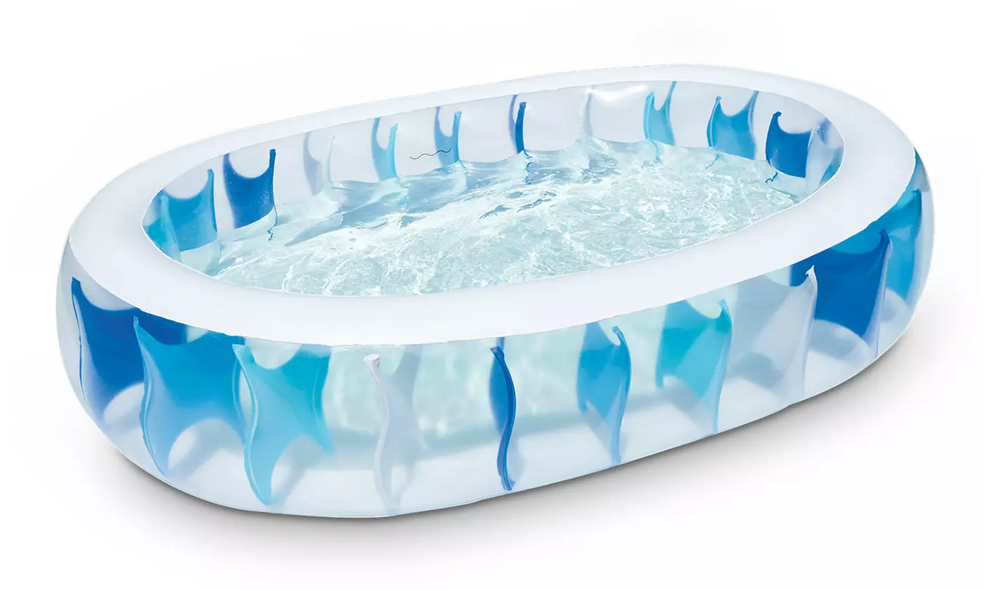Bestway Inflatable Swimming Pool w/ Air Valve and Drain Plug - 90" x 60" x 20"