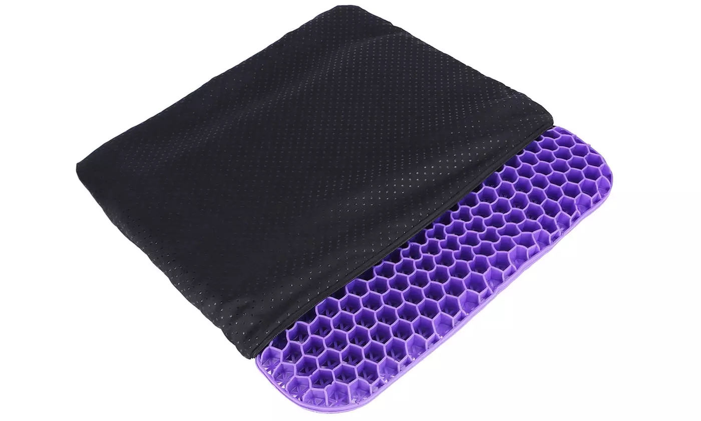 iMounTEK Honeycomb Gel Support Seat Cushion Breathable Egg Seat Pad w/ Cover